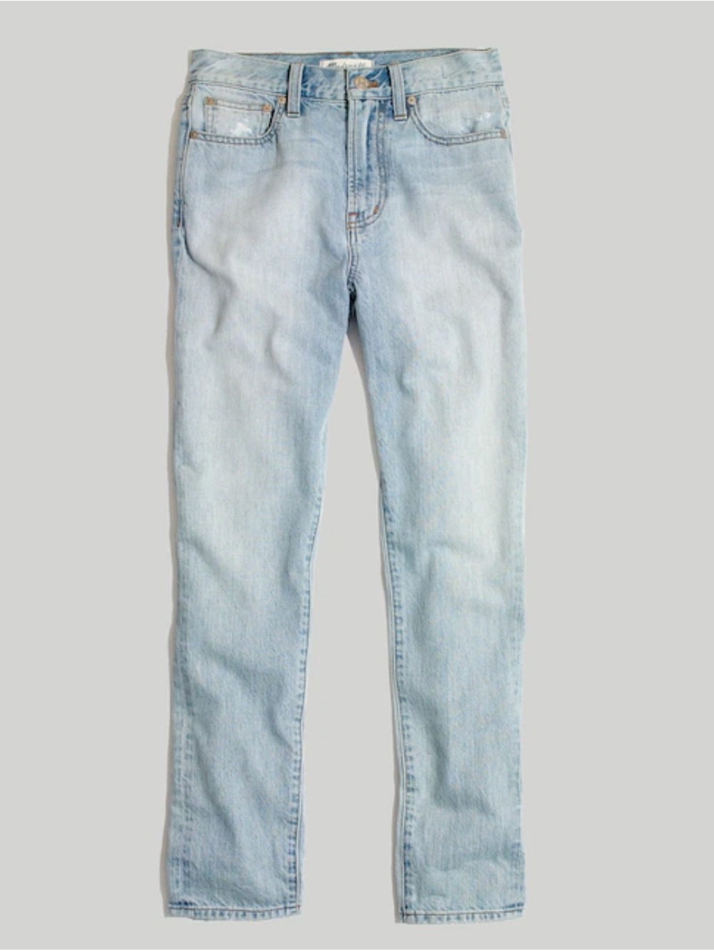 NWT Madewell Perfect Vintage Jeans Size 37 Petite in  Light Blue Fitzgerald Wash